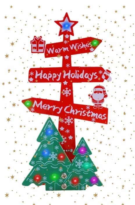 Kinder-Lötworkshop in Mühlacker  „Dein Weihnachtsbaum - Schild aus Metall"