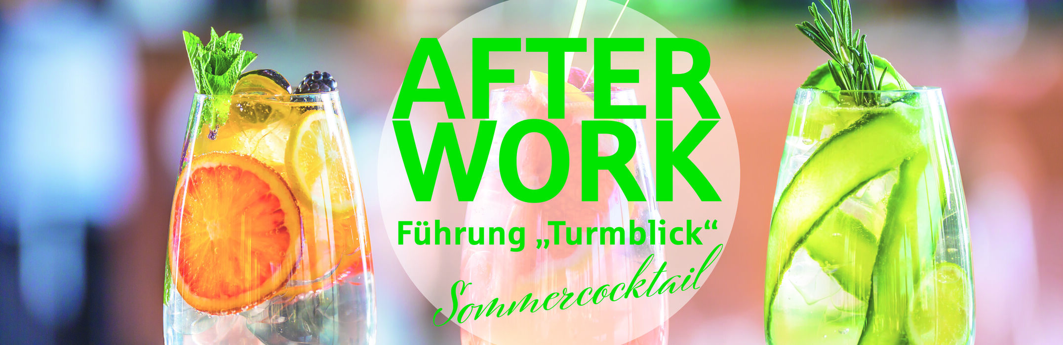 AfterWork-Führung „Sommercocktails“