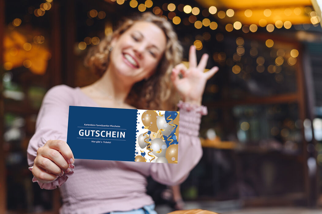 Geschenkgutschein Kartenbüro TurmQuartier - Gutscheine vor Ort im Kartenbüro einlösbar